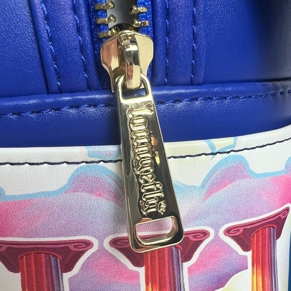 Loungefly | Disney Hercules Mount Olympus Golden Gates Mini Backpack - Picture 5 of 12